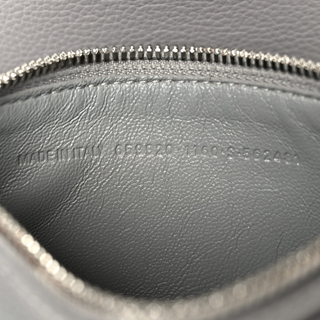 Calfskin Logo Embossed Small Tool 2.0 North-South Tote Balenciaga Grey