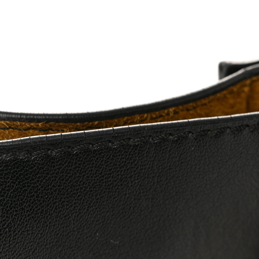 Eco Alter Nappa Perforated Logo Mini Crossbody Black