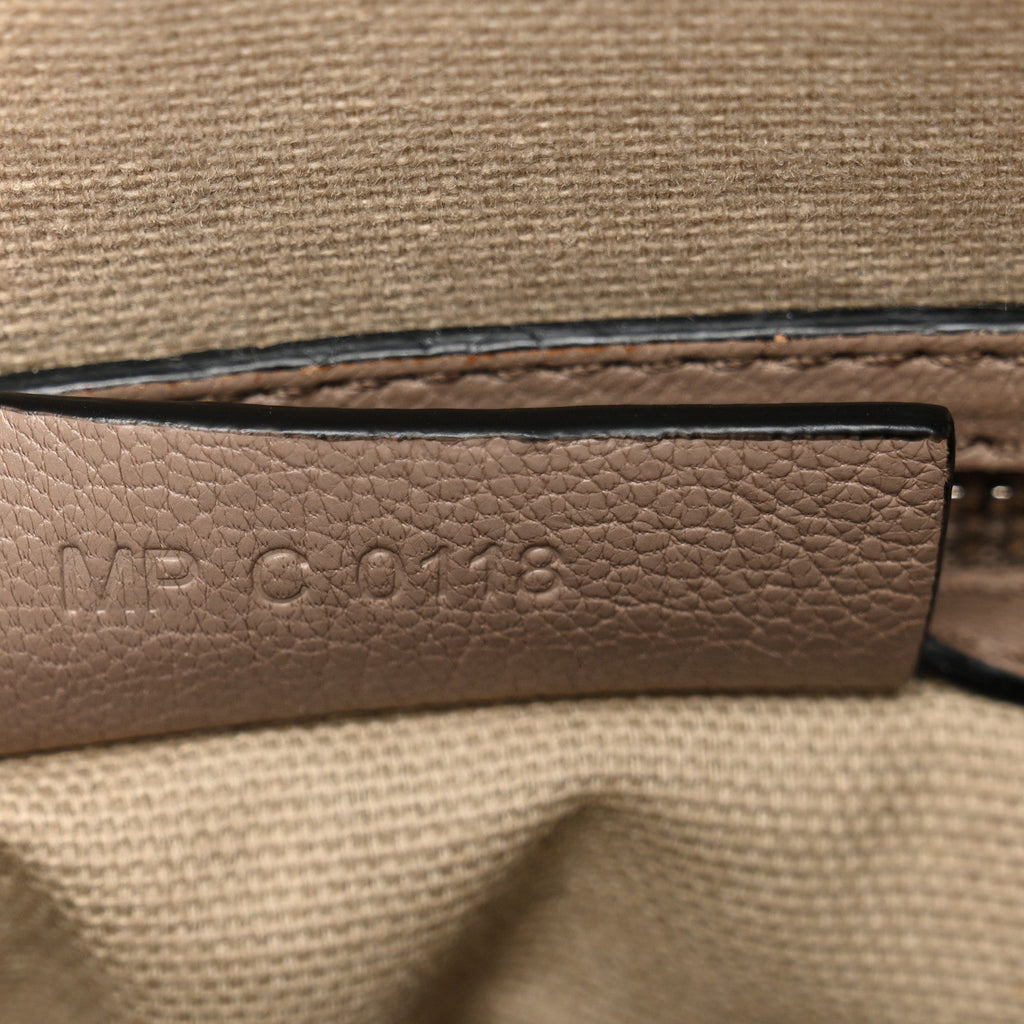 Sugar Goatskin Mini Tri-Color Antigona Linen