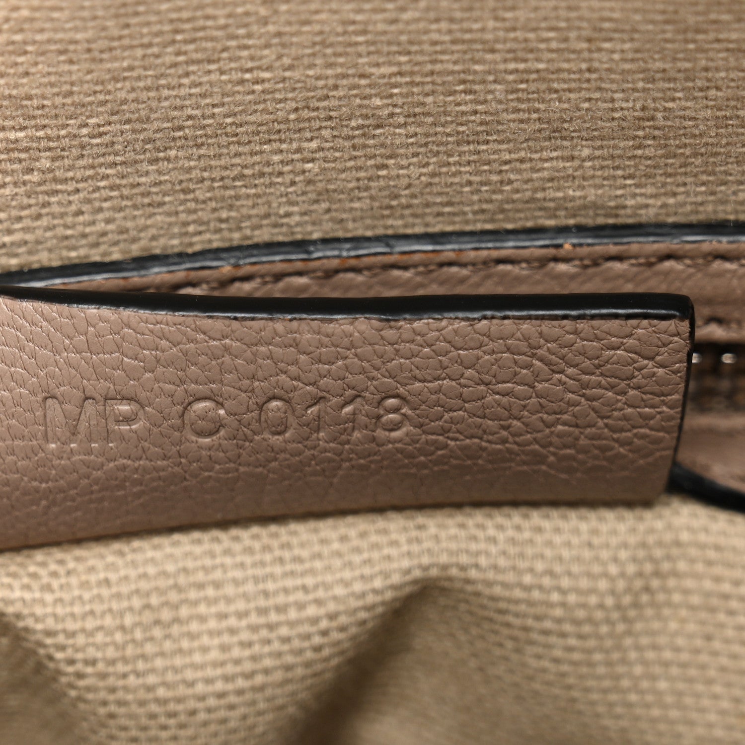 Sugar Goatskin Mini Tri-Color Antigona Linen