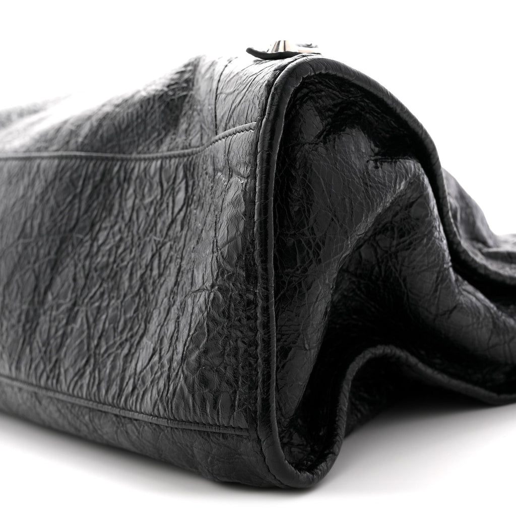 Agneau Arena Silver Hardware Medium Le City Black