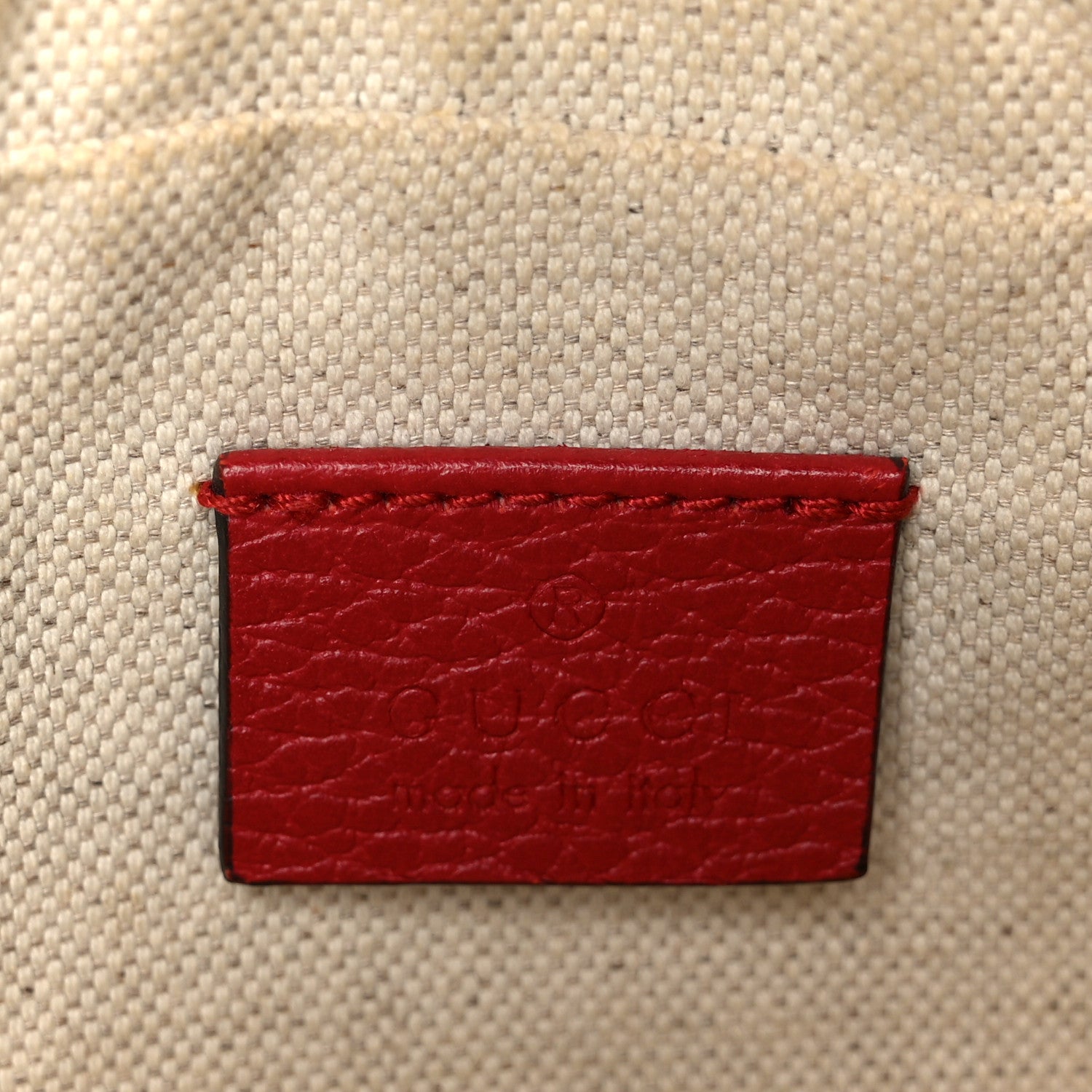 Grained Calfskin Sylvie Web Kingsnake Small Camera Bag Red Multicolor