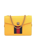 Gucci Animalier Web Leather Chain Shoulder Bag