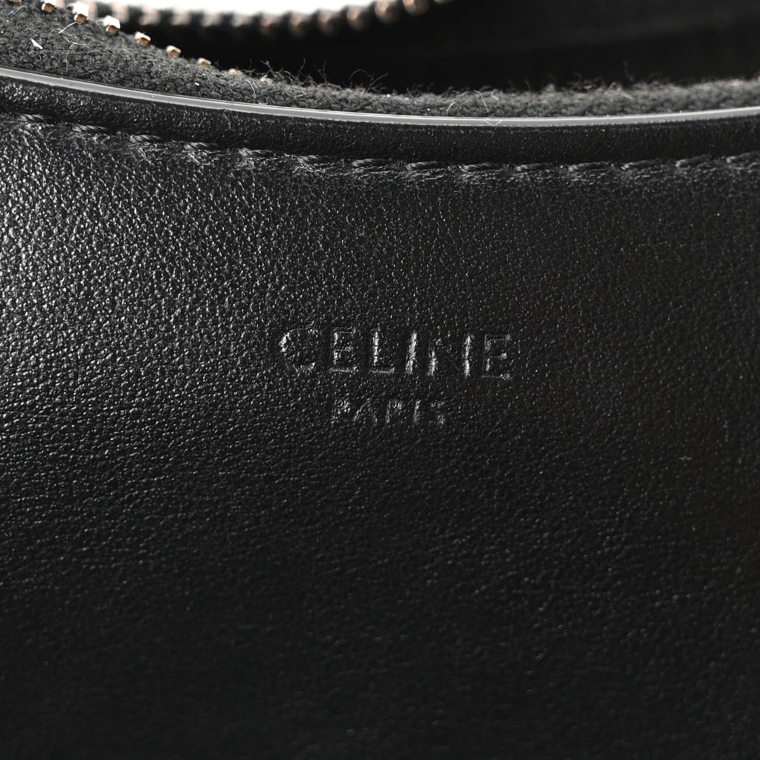 Smooth Calfskin Chain Strap Ava Shoulder Bag Black
