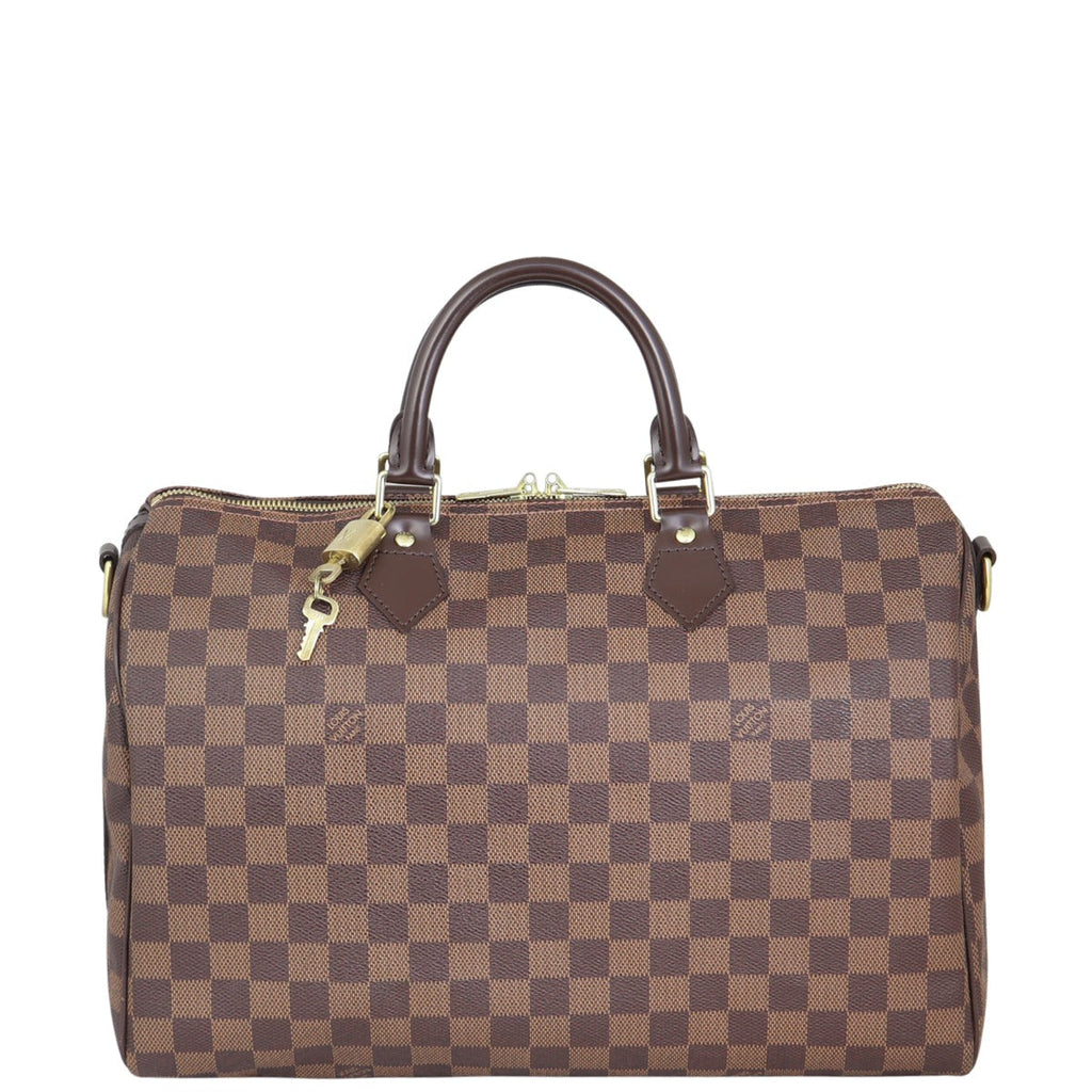 Louis Vuitton Speedy 35 Bandouliere Damier Ebene