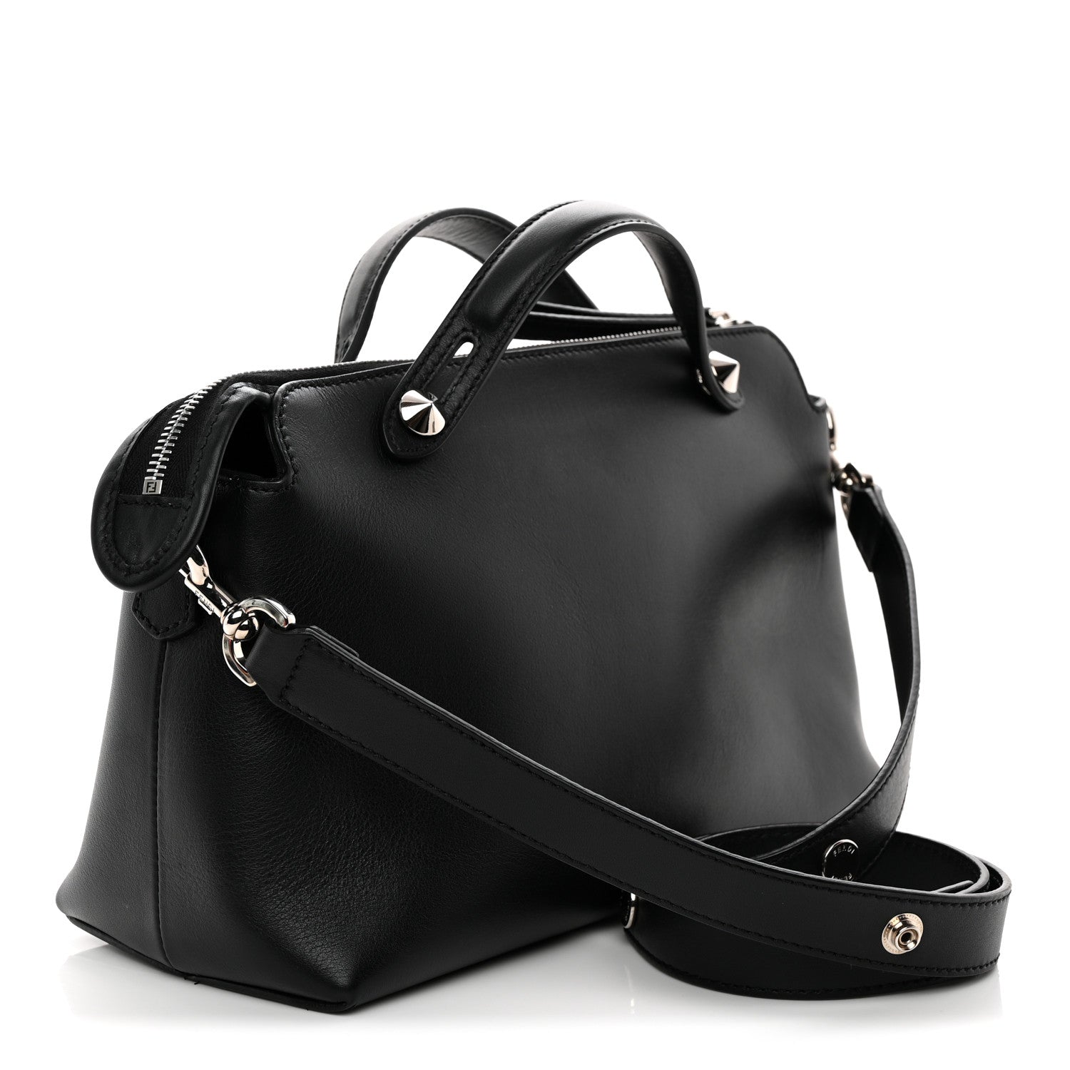 Vitello Dolce Medium By The Way Boston Bag Black