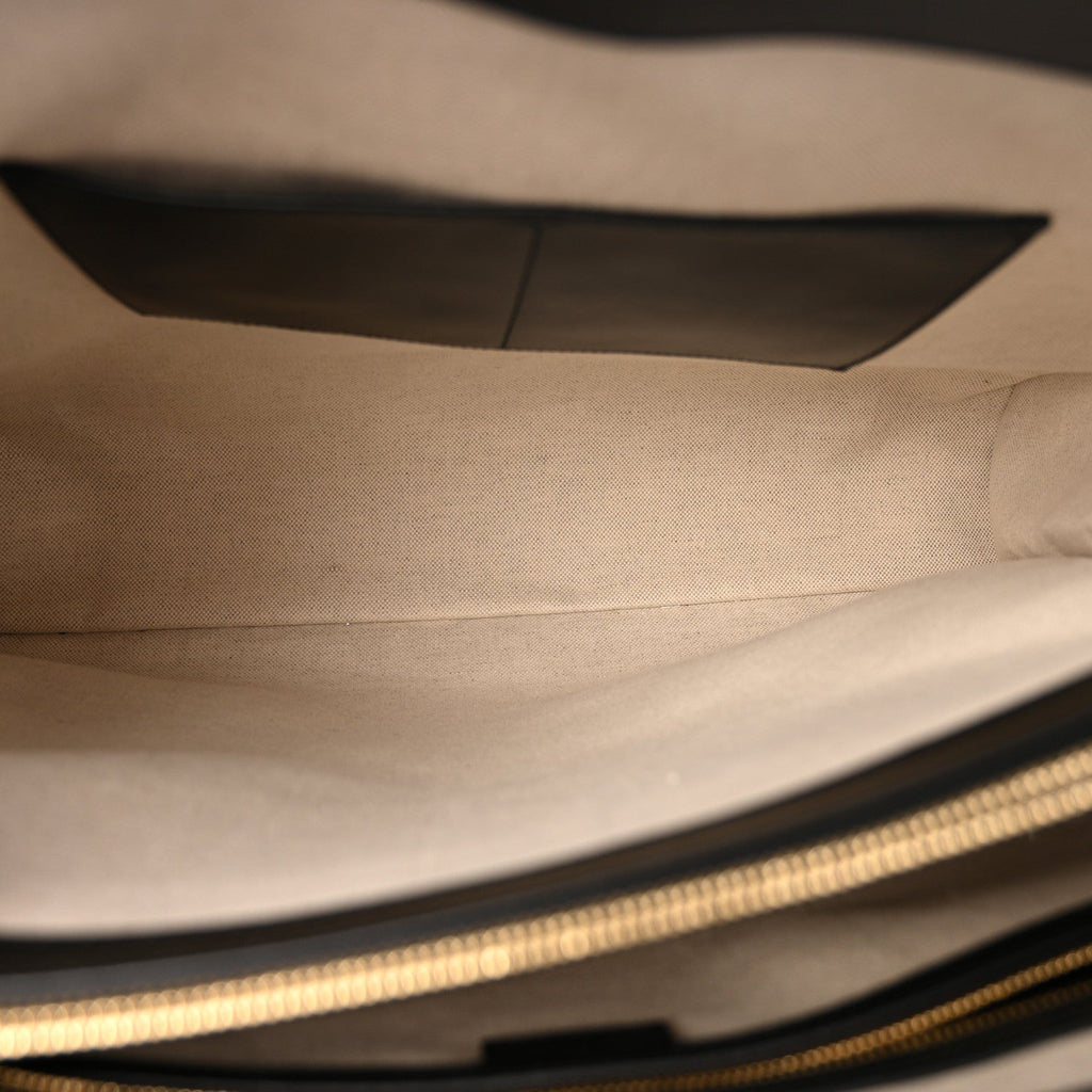 Calfskin GG Matelasse Tote Bag Black