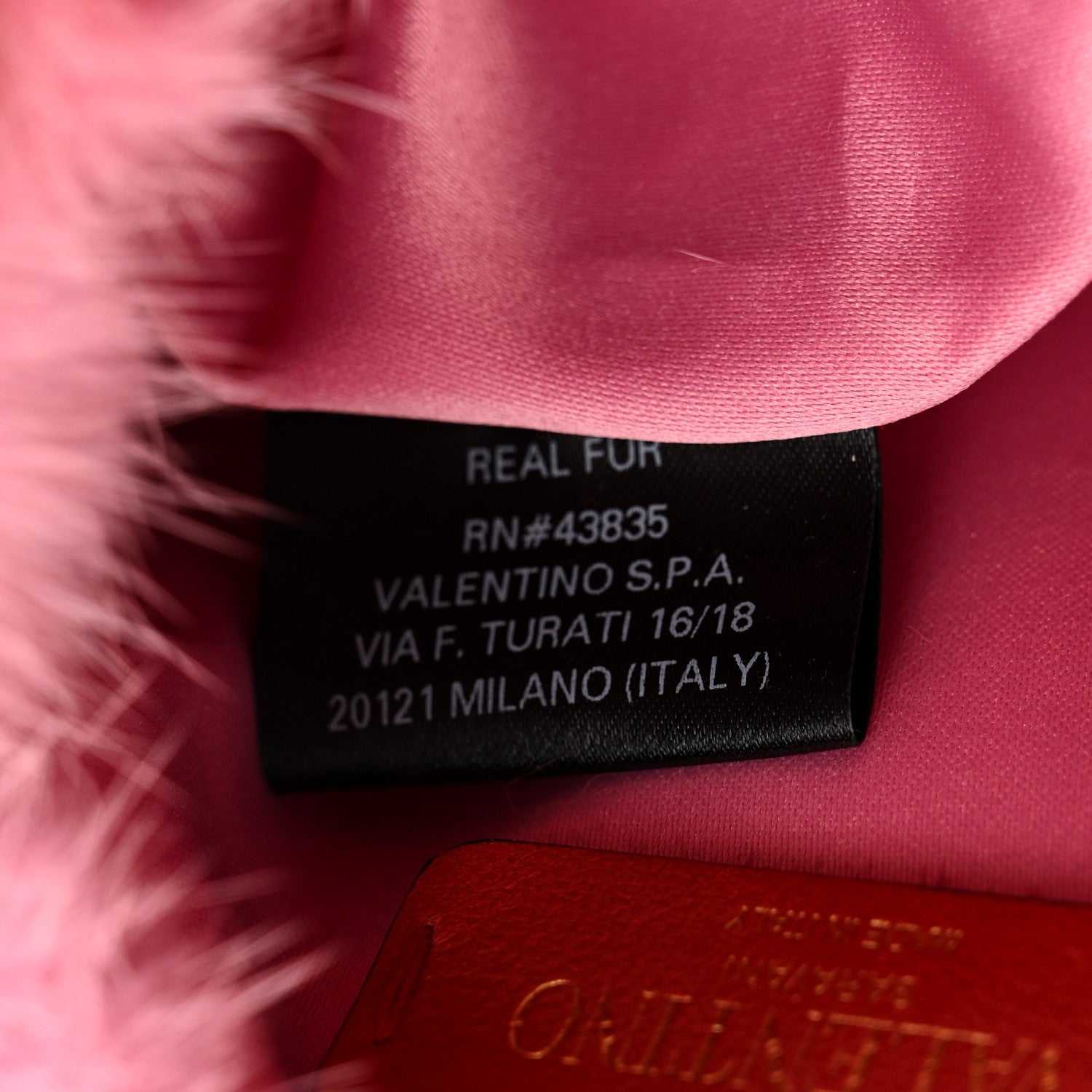 Mink Fur Clutch Pink