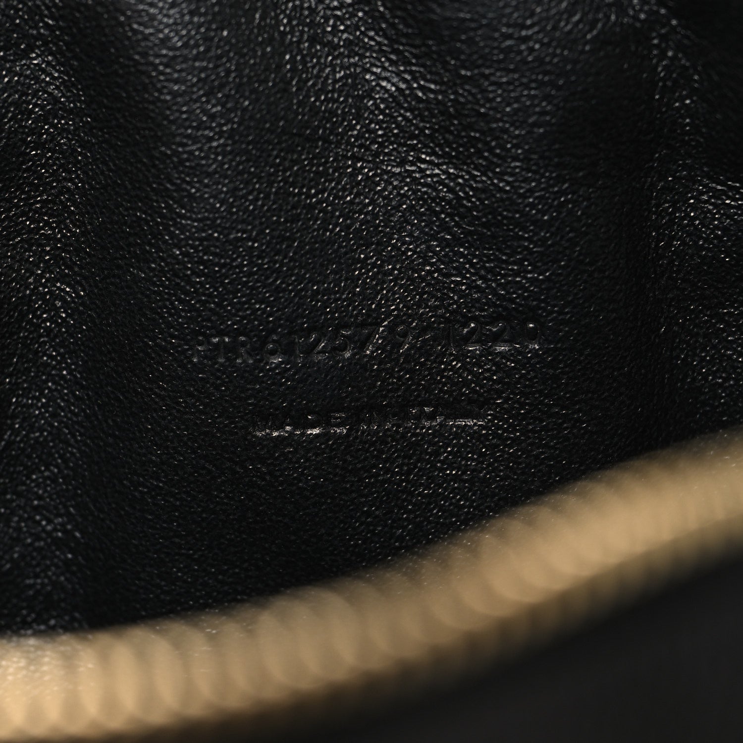 Grain De Poudre Matelasse Monogram Mini Lou Camera Bag Black