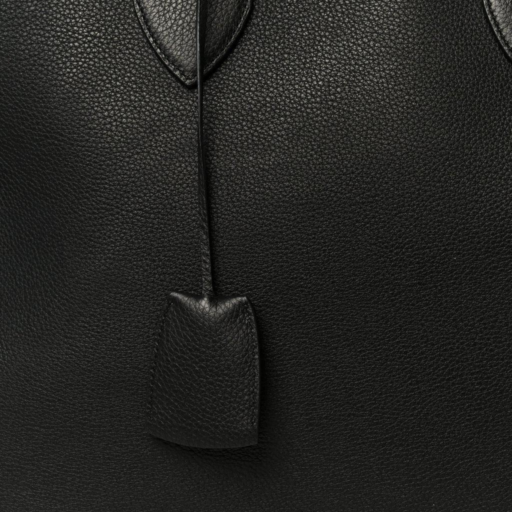 Grained Calfskin Medium Star Tote Black