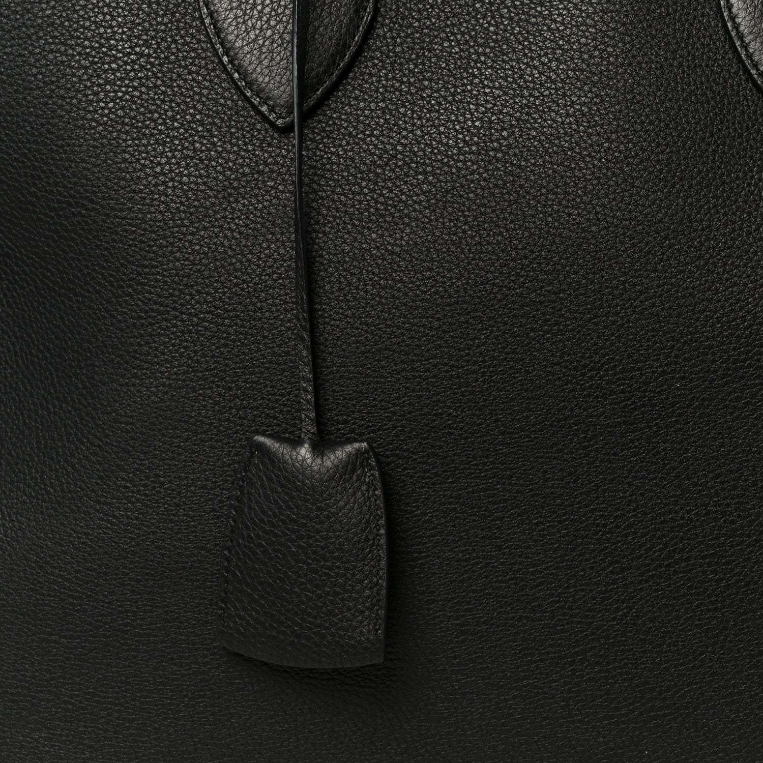 Grained Calfskin Medium Star Tote Black
