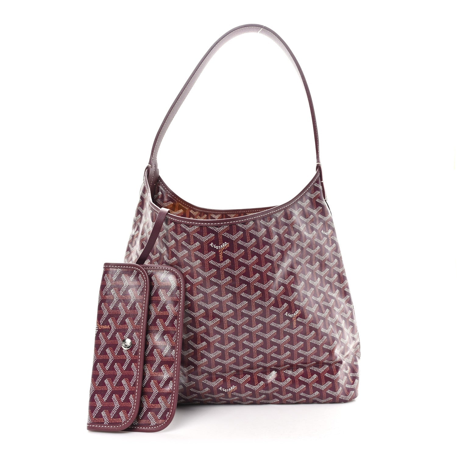 Goyardine Boheme Hobo Burgundy