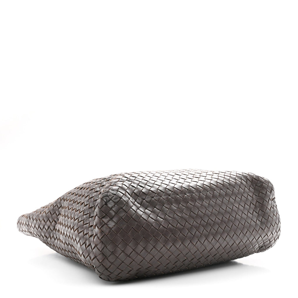 Nappa Intrecciato Large Tote Ebano