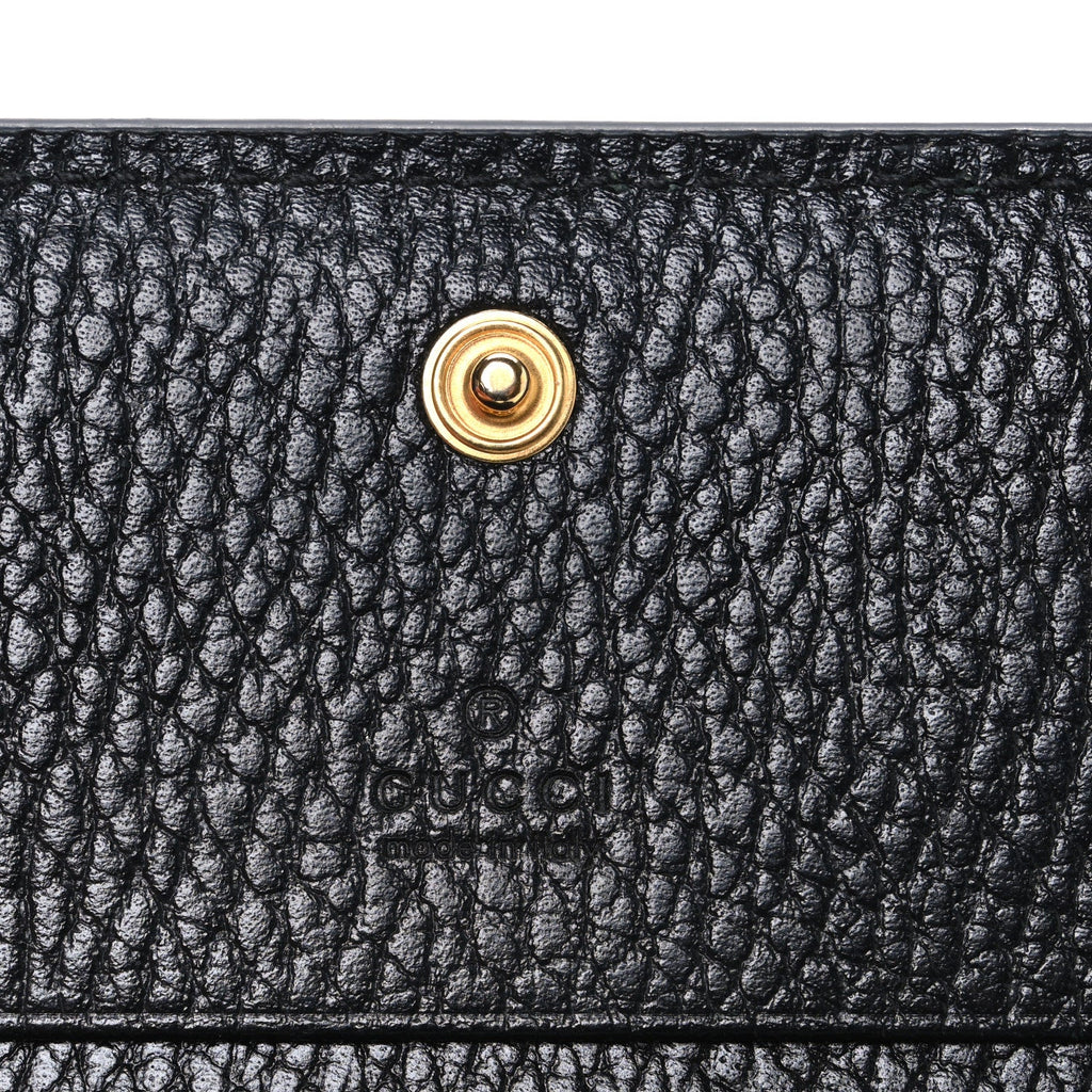 Dollar Calfskin GG Supreme Monogram GG Marmont  Case Black Beige Ebony
