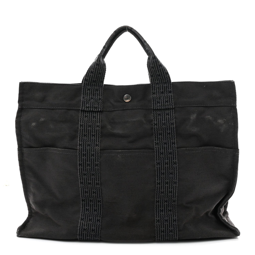 Canvas Herline MM Tote Grey