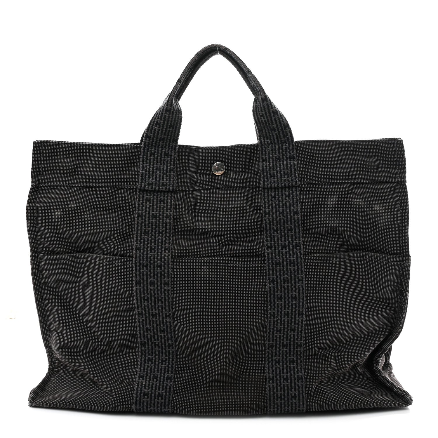 Canvas Herline MM Tote Grey