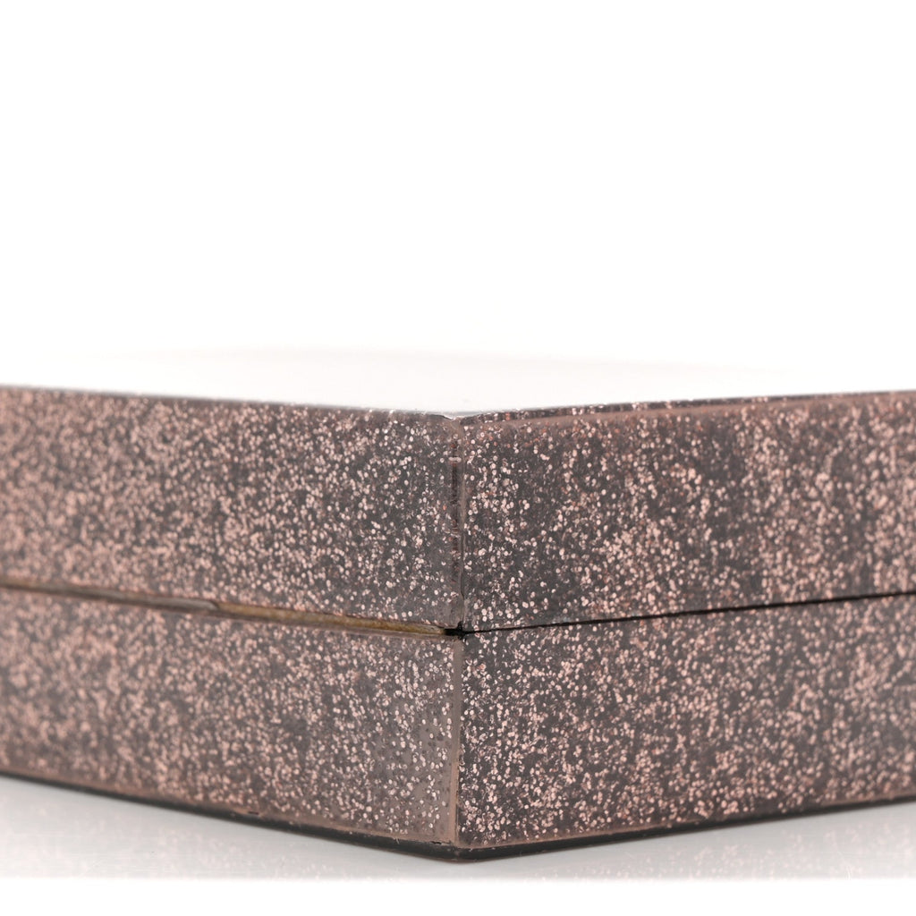 Acrylic Glitter Chain Clutch Copper