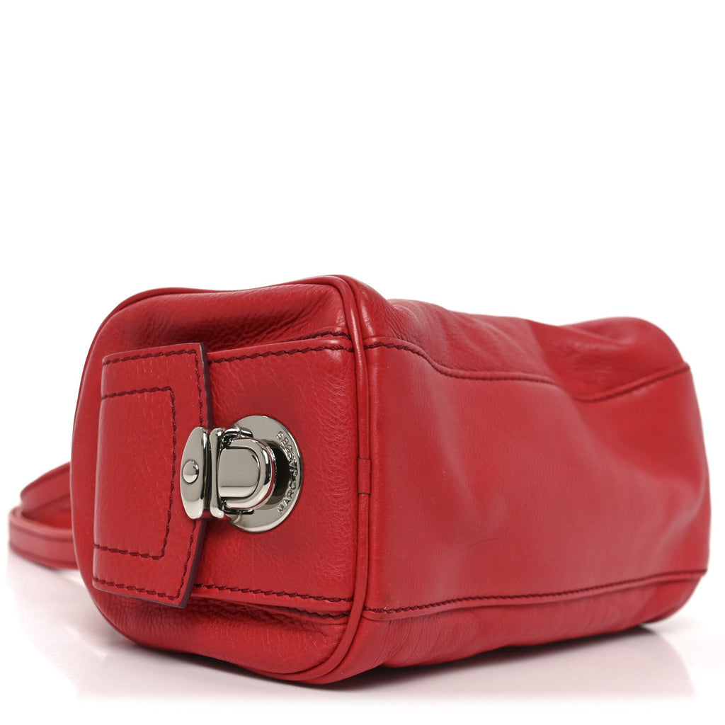 Mini Pushlock Satchel Red
