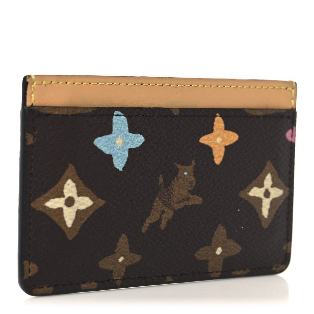Monogram Craggy  Holder Chocolate