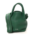 Grained Calfskin Micro Bale Bag Forest Leaves