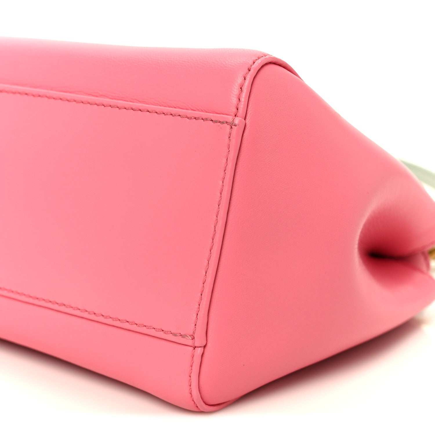Nappa Colorblock Mini Peekaboo Iconic Satchel Rosa Fluo Oxigen Slate