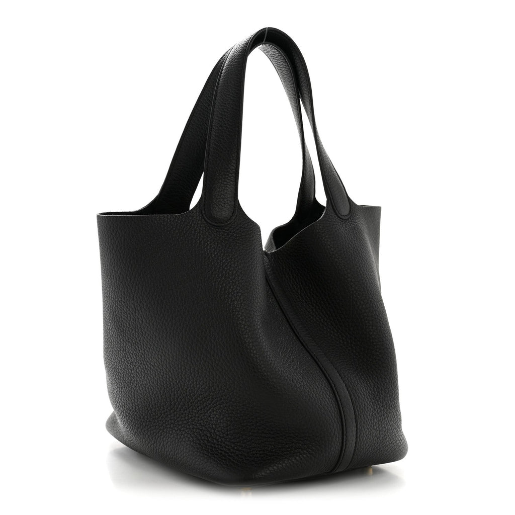 Taurillon Clemence Picotin Lock 22 MM Black
