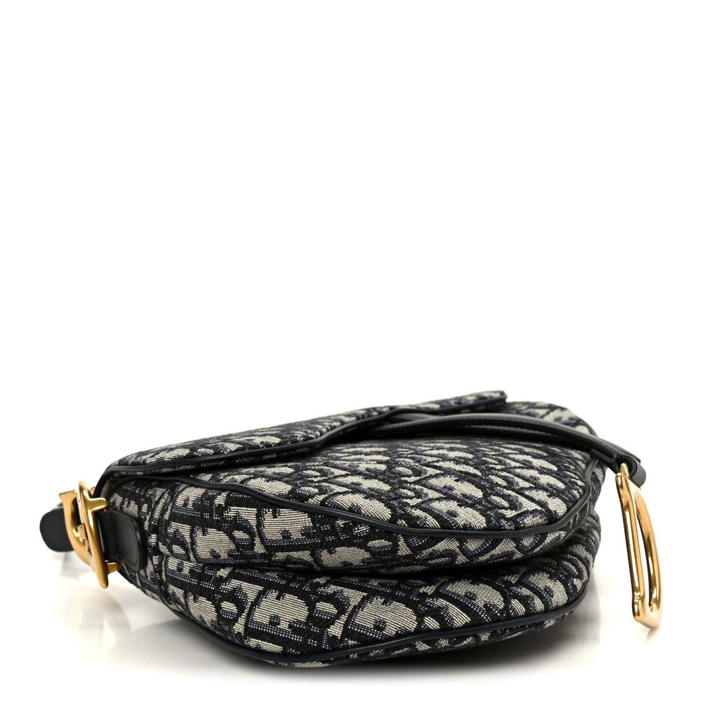Oblique Saddle Bag Blue
