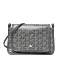 Goyardine Plumet Wallet Clutch Grey