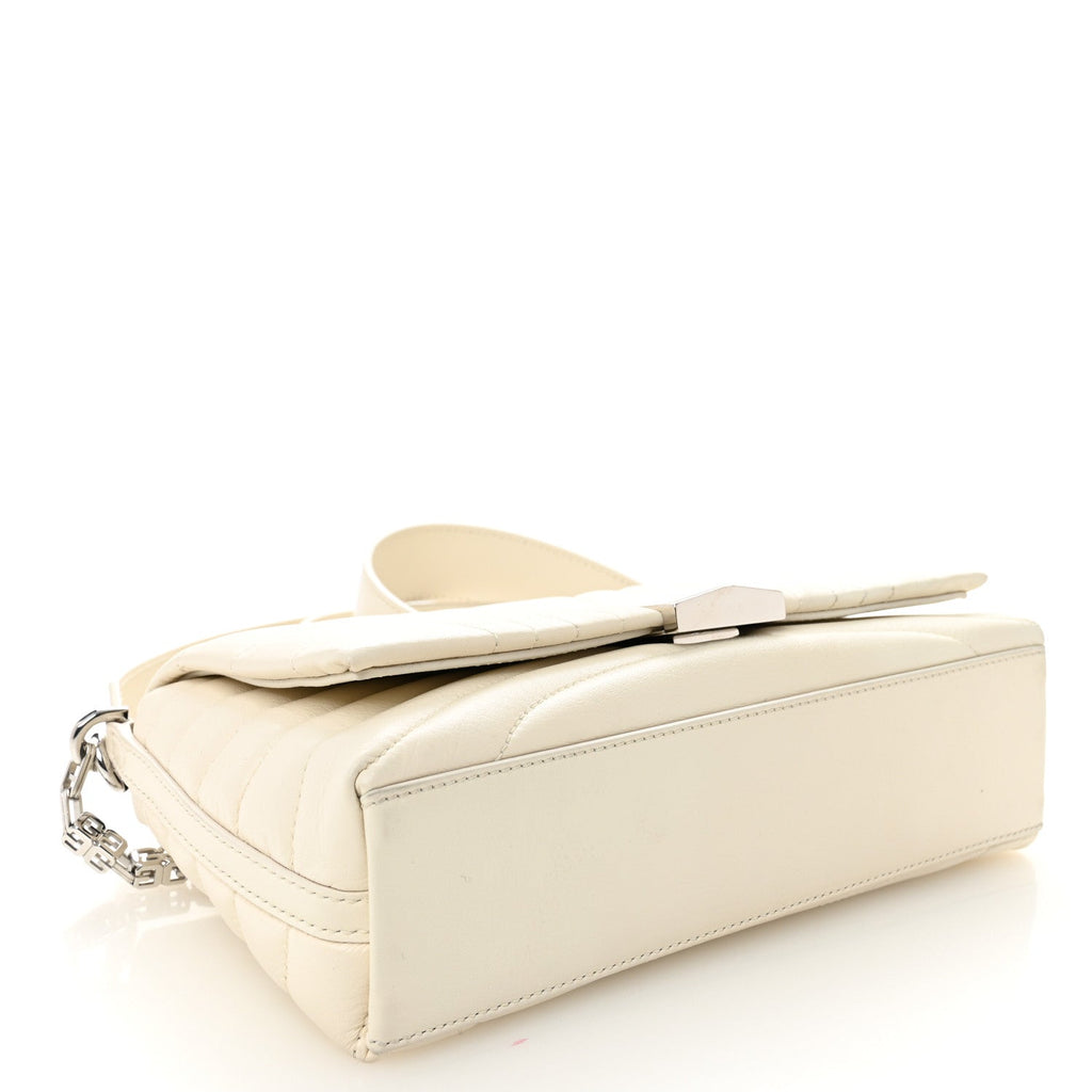 Calfskin Quilted Small 4G Shoulder Bag Ivory