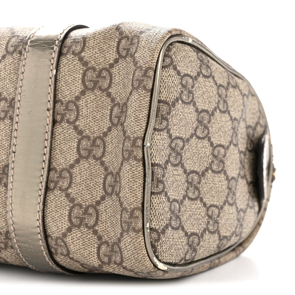 GG Plus Monogram Small Joy Boston Metallic