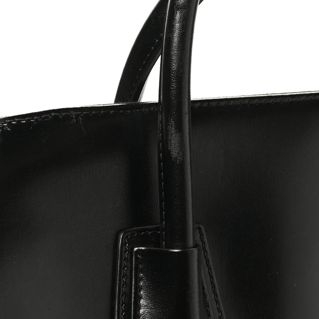 Shiny Lord Calfskin Medium Antigona Black