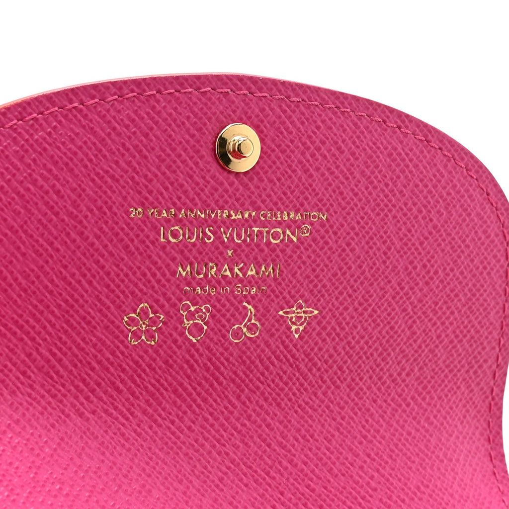 LV X TM Monogram Multicolor Rosalie Coin Purse White Kawaii Pink