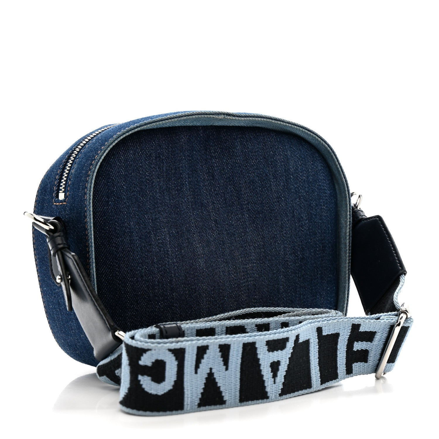 Eco Alter Denim Logo Small Camera Bag Orion Blue