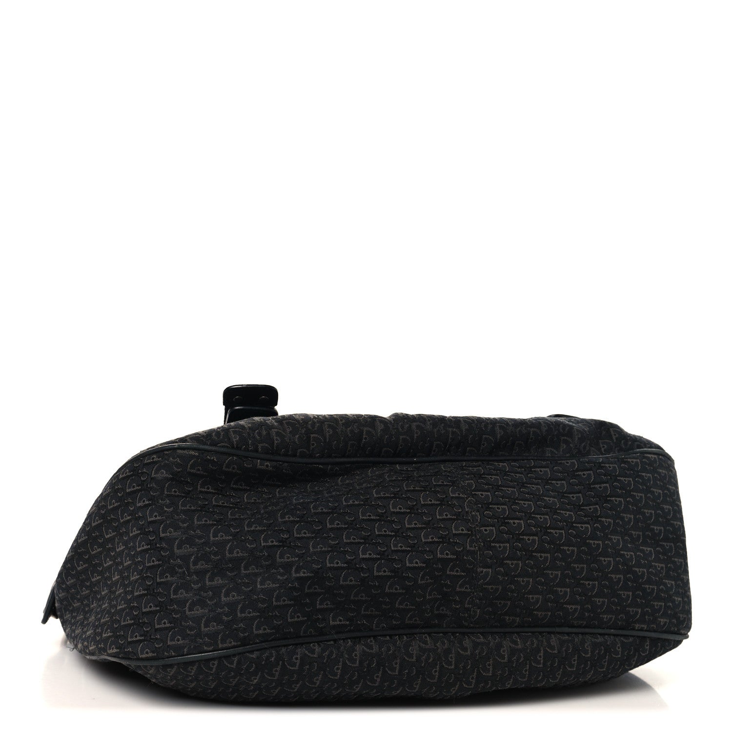 Canvas Diorissimo Buckle Messenger Black