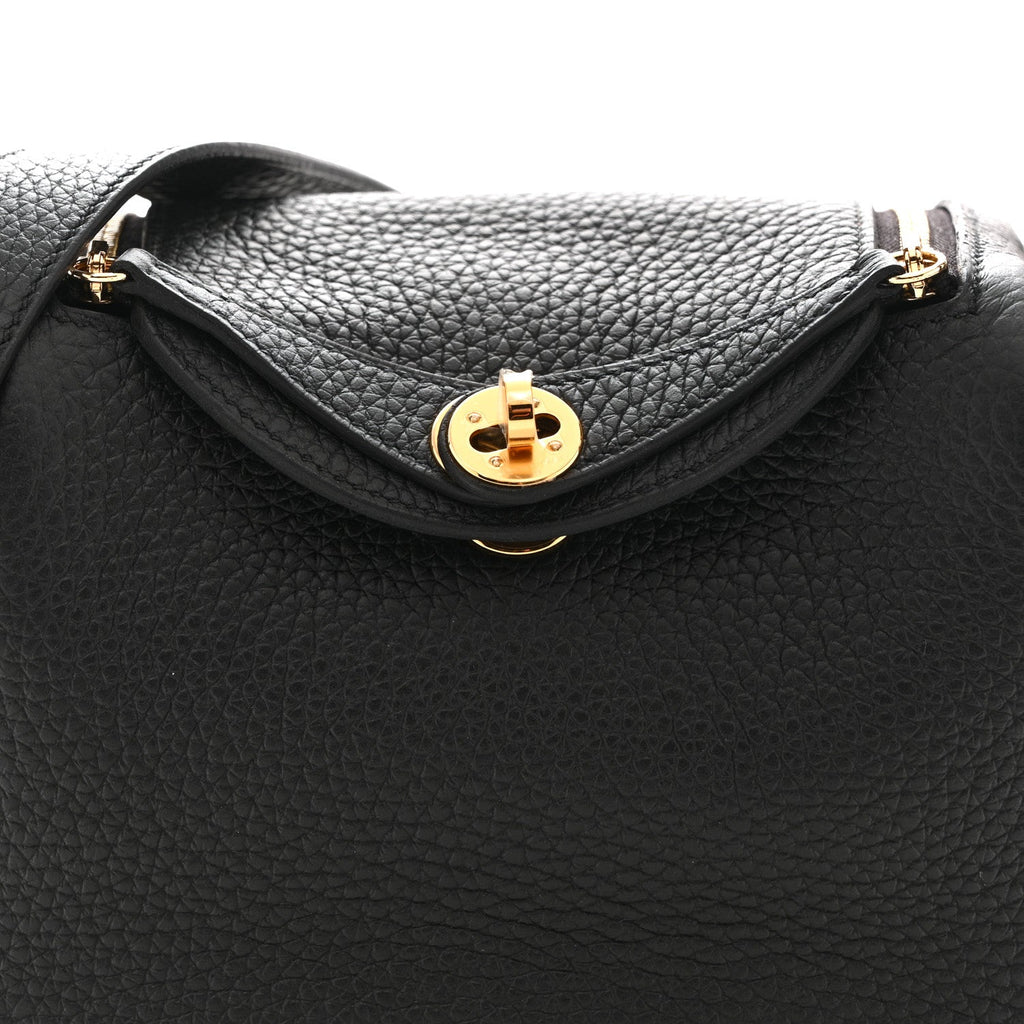 Taurillon Clemence Mini Lindy 20 Black