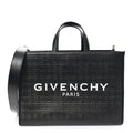4G Coated Canvas Logo Medium G-Tote Black