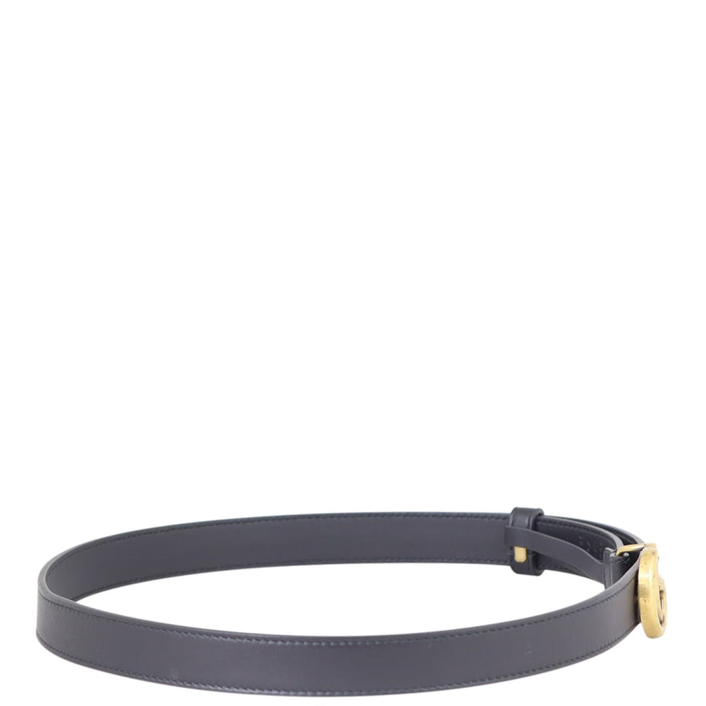 Gucci Marmont Double G Slim Belt