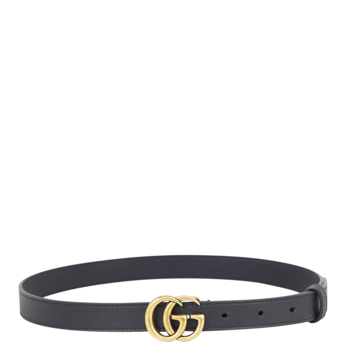 Gucci Marmont Double G Slim Belt