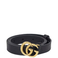 Gucci Marmont Double G Slim Belt