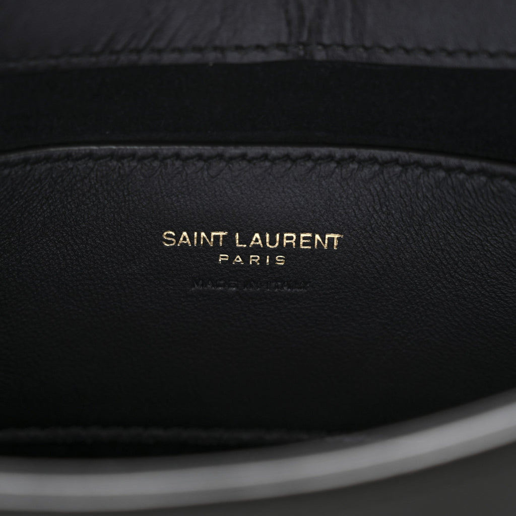 Smooth Calfskin Le 5 A 7 Mini Hobo Black