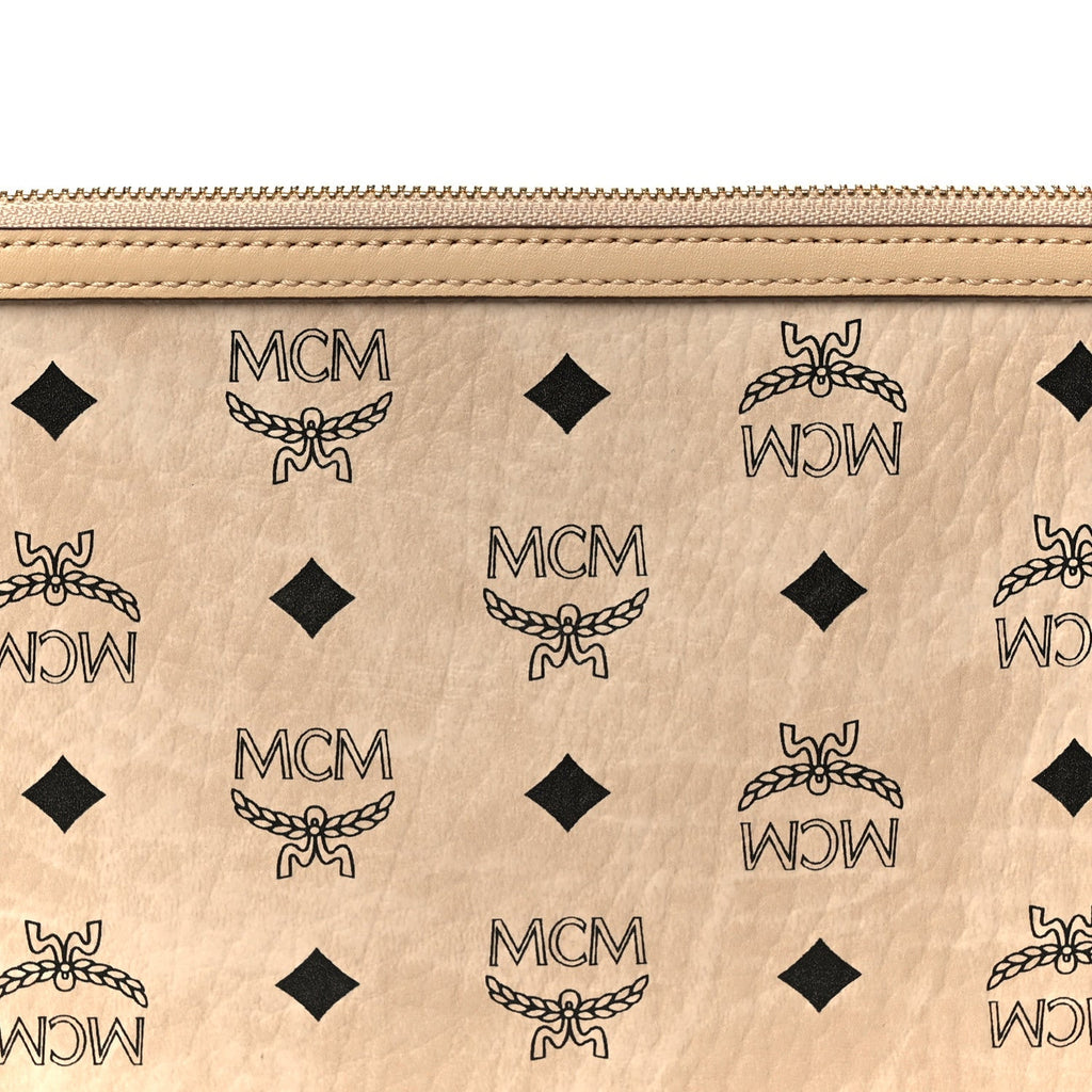 Visetos Medium Pouch Beige
