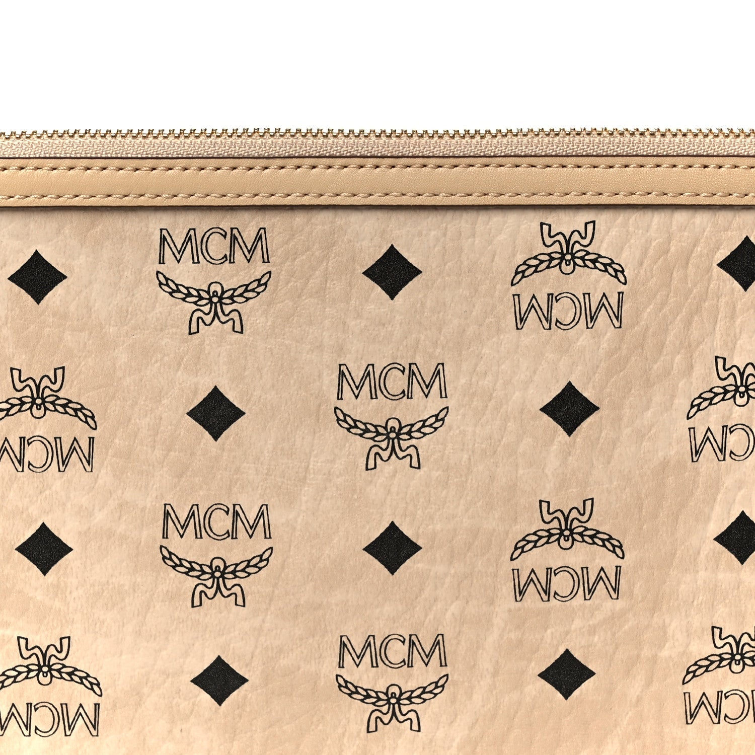 Visetos Medium Pouch Beige