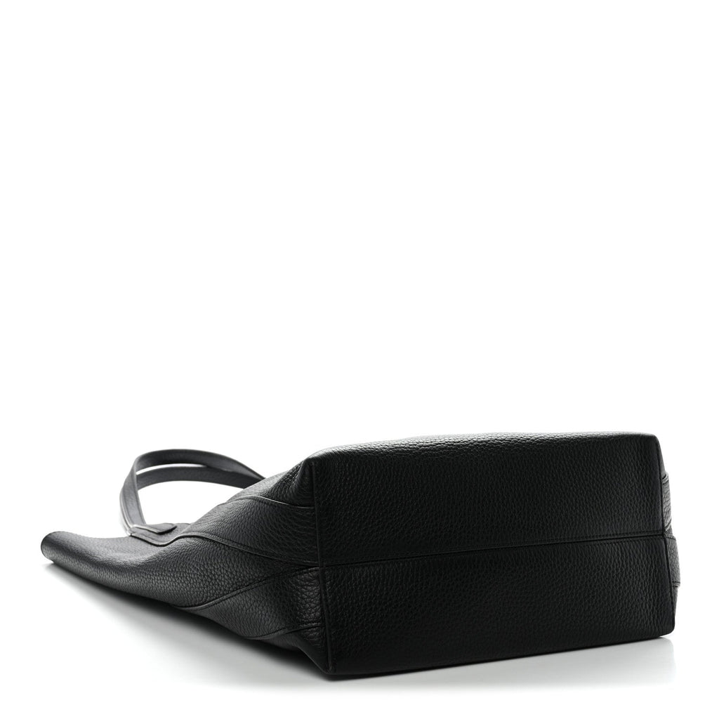 Heavy Grain Bayswater North South Tote Black
