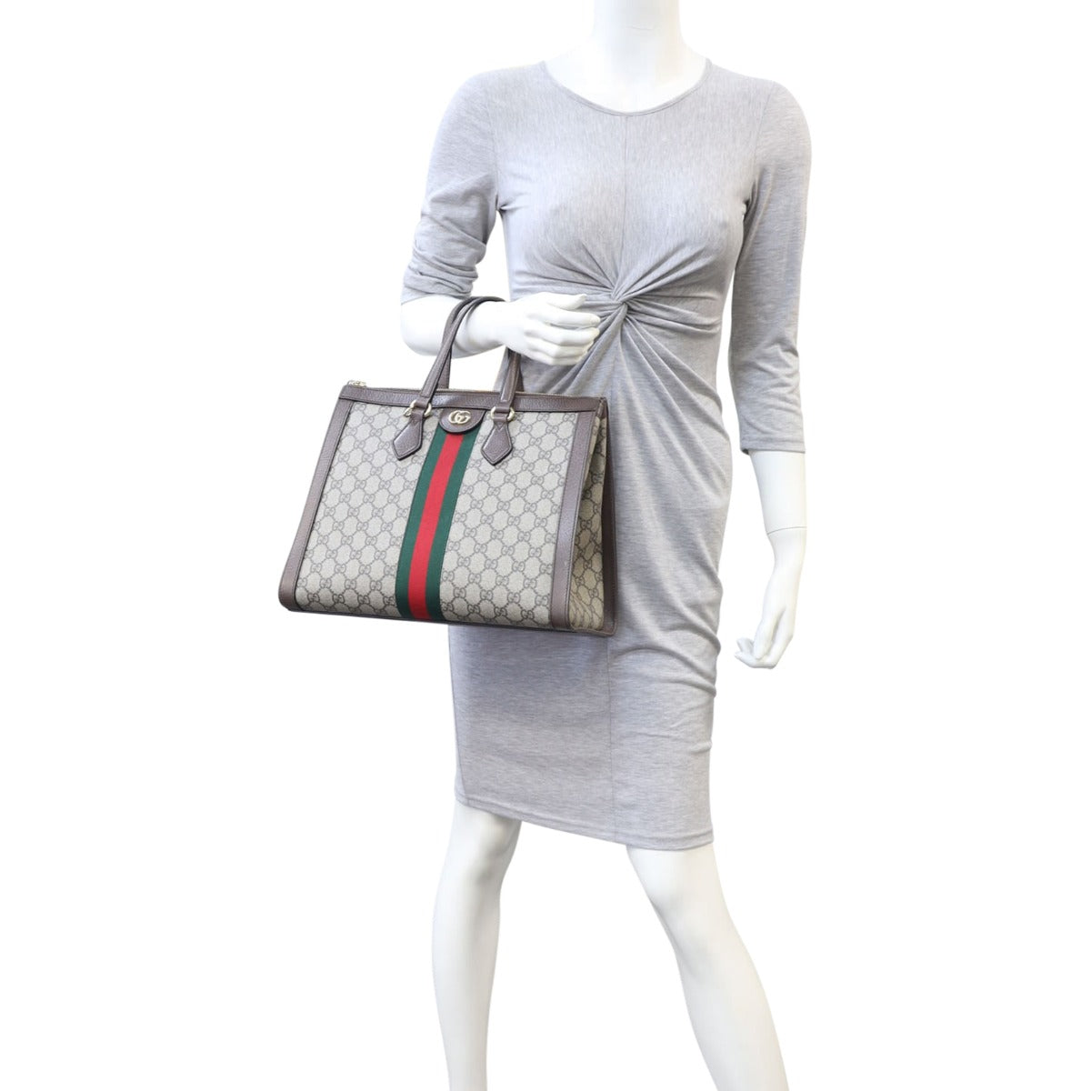 Gucci GG Supreme Ophidia Medium Tote