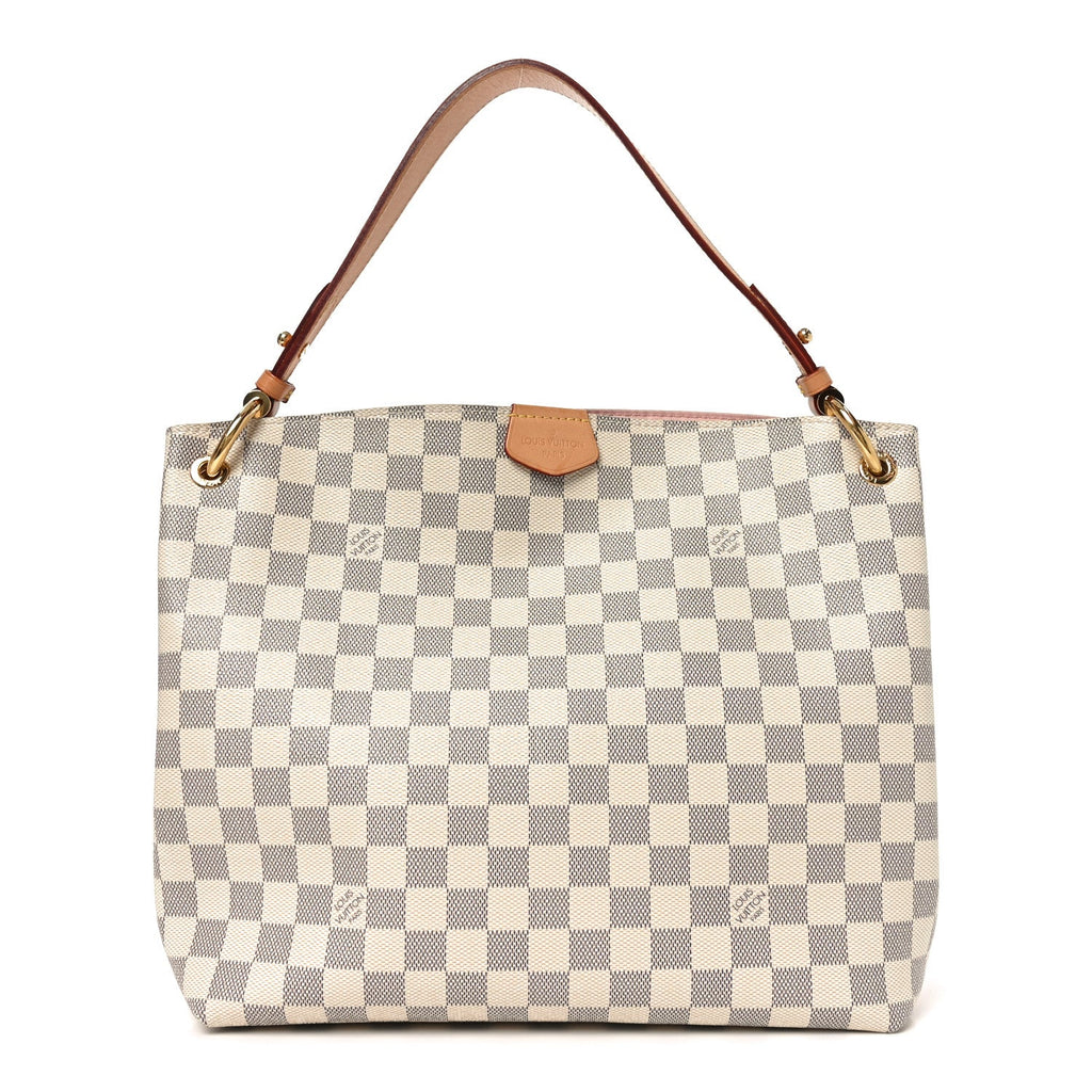 Damier Azur Graceful PM Rose Ballerine