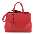 Vitello Elite Flamingo Regular 2Jours Tote Rosso Fiamma