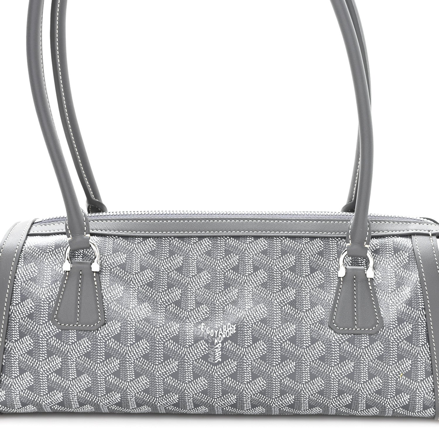 Goyardine Bonbonniere Bag Grey