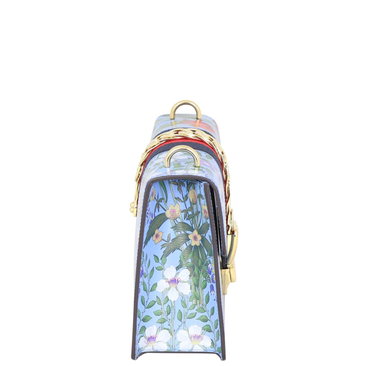 Gucci Sylvie Floral Print Small Shoulder Bag