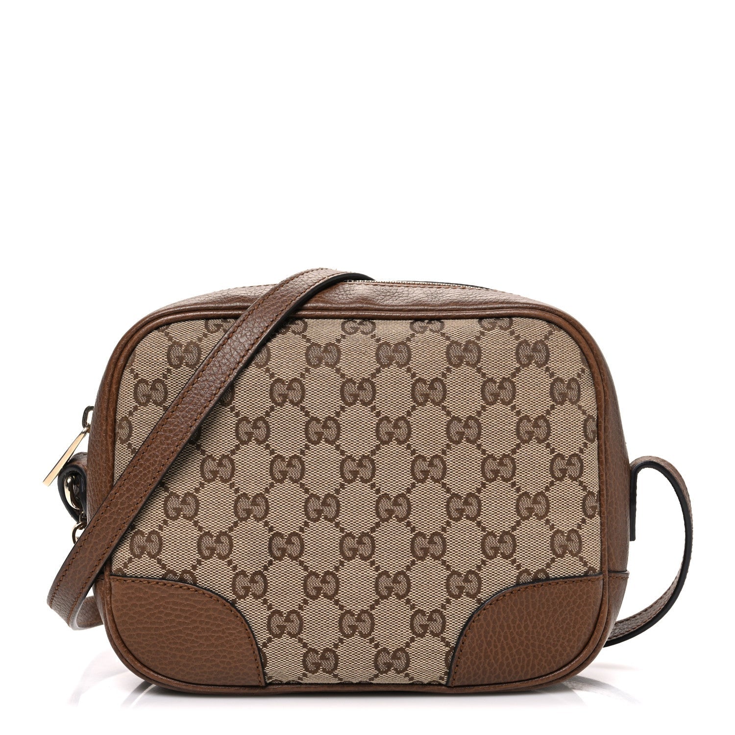 Monogram Mini Bree Messenger Bag Beige Tabacco