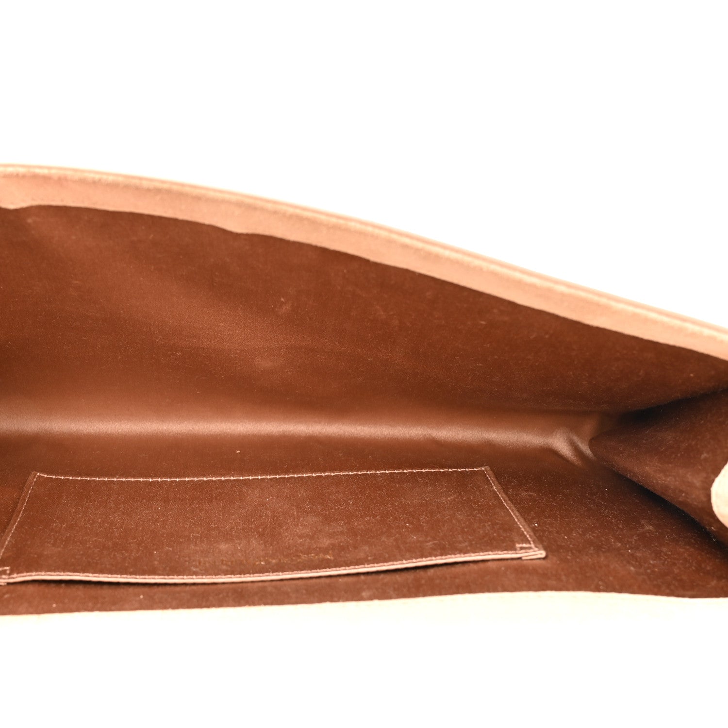 Patent Calfskin Monogram Large Belle De Jour Clutch Chair